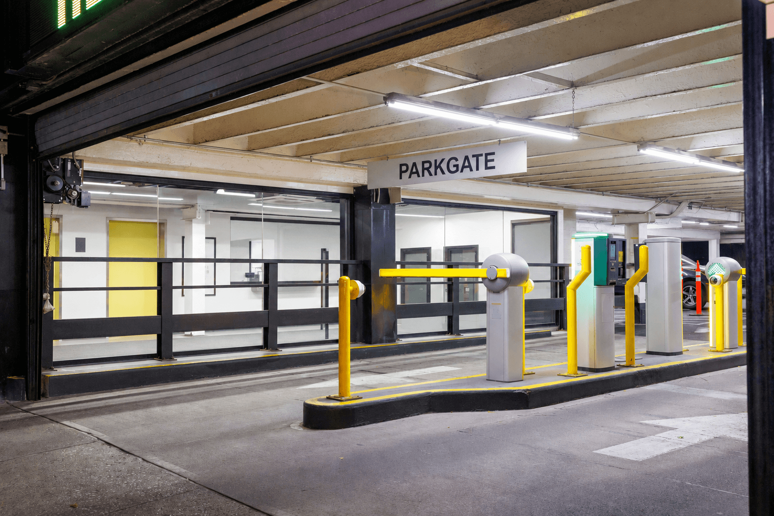 Estrutura operacional de estacionamento ParkGate